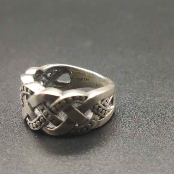 Sterling Silver Ring Interwave - Picture 8 of 8